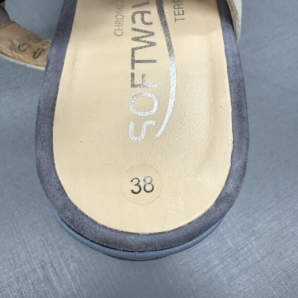 Softwaves Women's Suede Platform Sandal Calipa 02 Size 38, US 7.5-8 - Picture 13 of 15